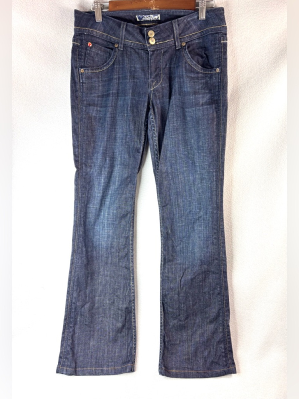 Hudson Jeans 33x31 Dark Wash Blue Flare Denim Jeans